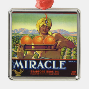 Ornamento De Metal Miracle Genie