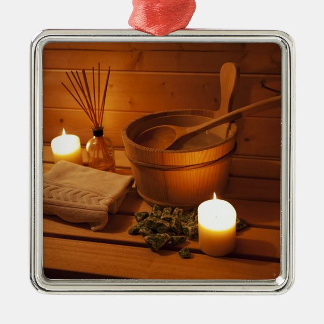 Ornamento De Metal Miscellaneous - Sauna Objects Patterns Nineteen (Frente)