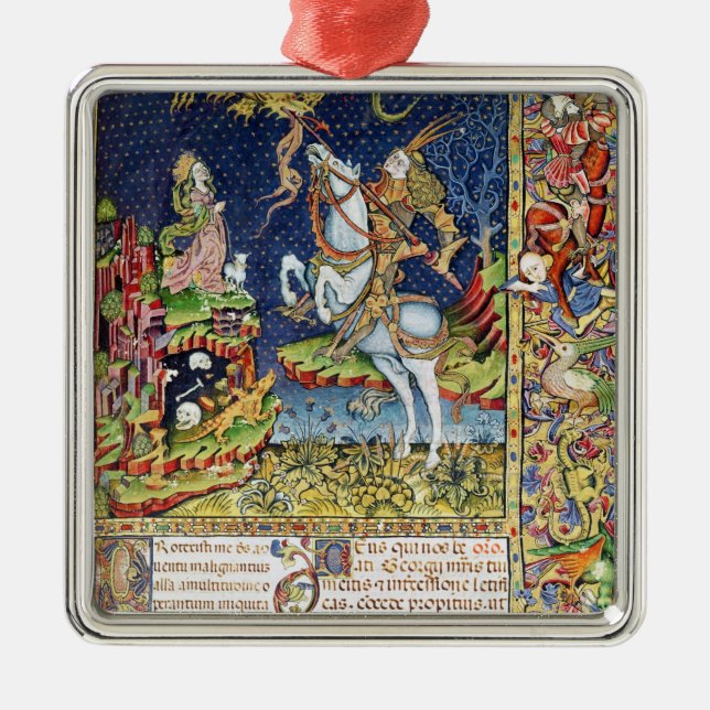 Ornamento De Metal Missal de St George de Topusko (Frente)
