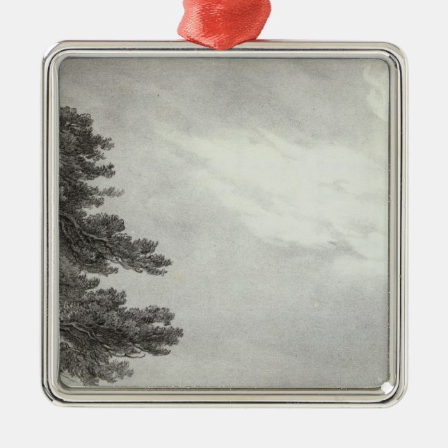 Ornamento De Metal Missão da Califórnia (Frente)