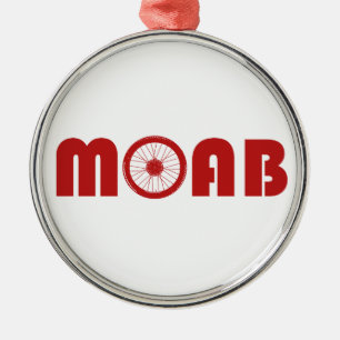Ornamento De Metal Moab (Roda de bicicleta)