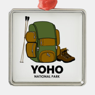 Ornamento De Metal Mochila do Parque Nacional Yoho
