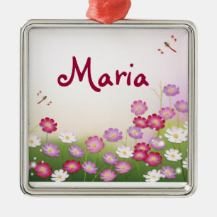Ornamento De Metal Moda Floral Retro-Legal Bonita