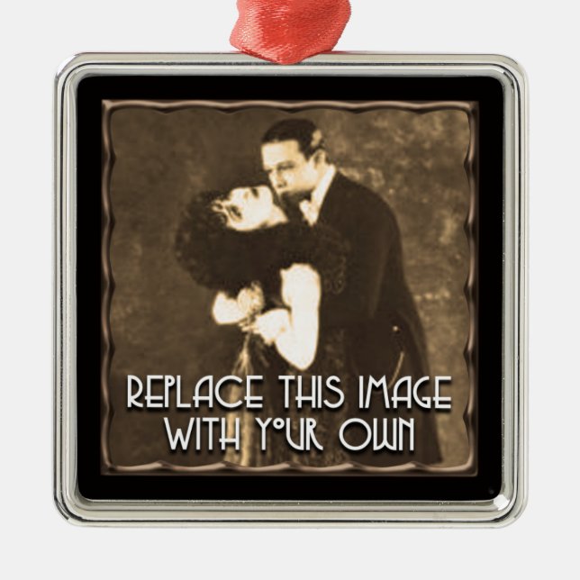 Ornamento De Metal Modelo de Quadro de Cobre (Frente)