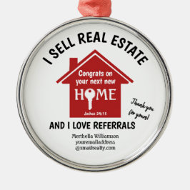 Ornamento De Metal Modern Realtor I VENDA REAL ESTATE