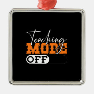 Ornamento De Metal Modo de Ensino Desligado