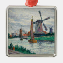 Moinhos de vento na Holanda (Países Baixos)