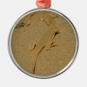 Ornamento De Metal Mojave Fringe-Toed Lizard