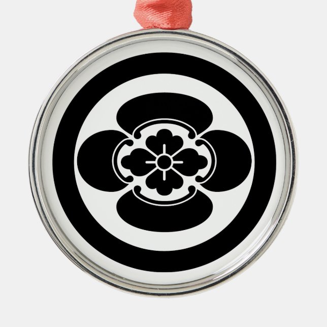 Ornamento De Metal Mokko em um círculo (Frente)