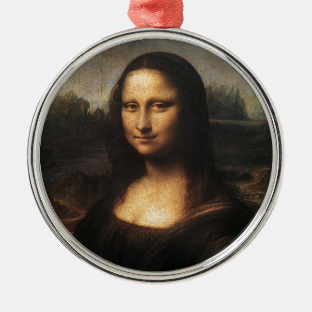 Ornamento De Metal Mona Lisa (Frente)