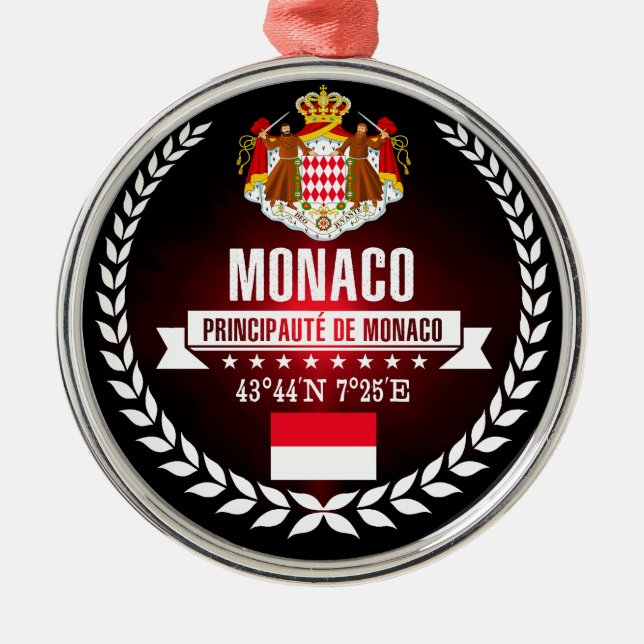 Ornamento De Metal Mônaco (Frente)
