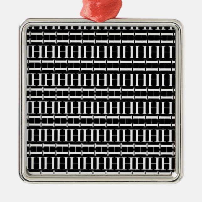 Ornamento De Metal Monograma - Letra Inicial H (Frente)