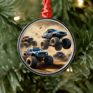 Ornamento De Metal Monster Trucks Mayhem,