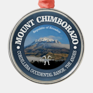 Ornamento De Metal Montagem Chimborazo