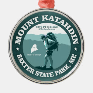 Ornamento De Metal Montagem Katahdin