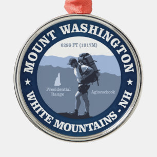 Ornamento De Metal Montagem Washington