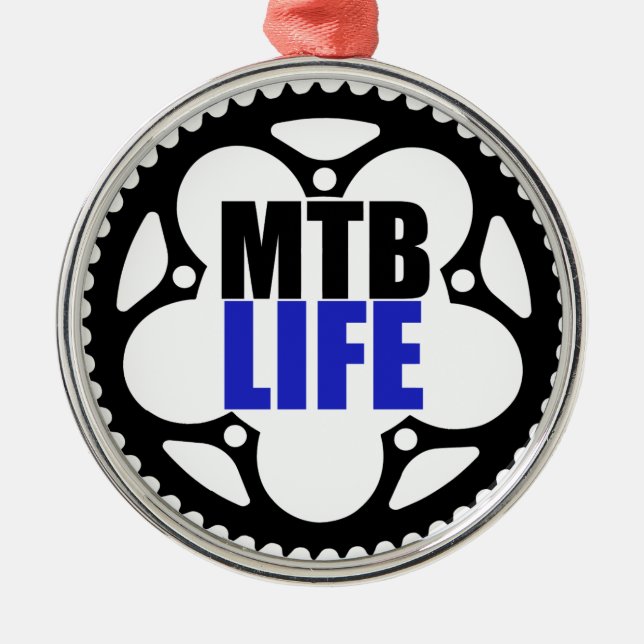 Ornamento De Metal Montanha Bike Life (Frente)