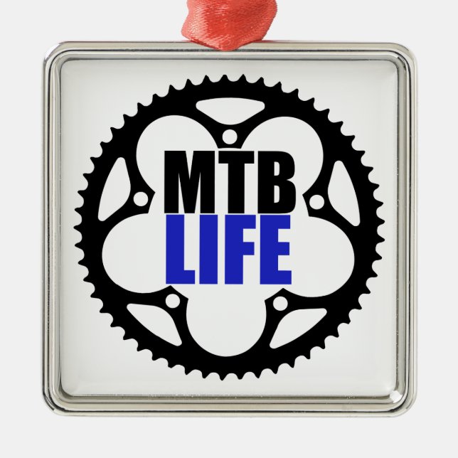 Ornamento De Metal Montanha Bike Life (Frente)