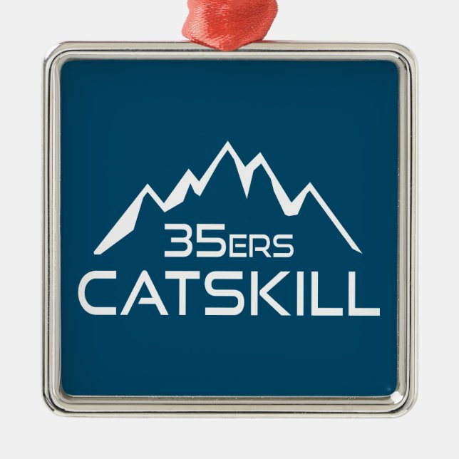 Ornamento De Metal Montanha Catskill 35er (Frente)