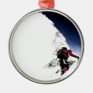Ornamento De Metal Montanha Clima Esportes Extremos