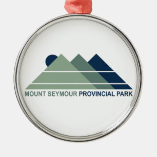 Ornamento De Metal Montanha Mount Seymour Provincial Park Sun