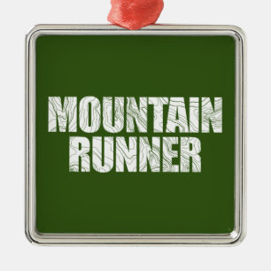 Ornamento De Metal Montanha Runner