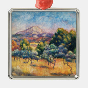 Ornamento De Metal Montanha Sainte-Victoire Paysage por Renoir