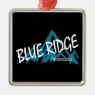 Ornamento De Metal Montanhas Blue Ridge