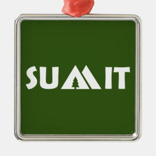 Ornamento De Metal Montanhas da Cúpula