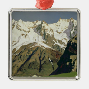 Ornamento De Metal Montanhas de Mont Blanc, 1897