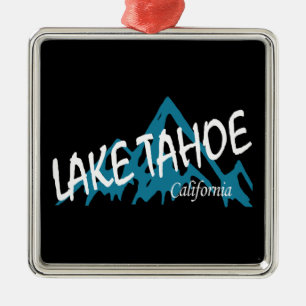 Ornamento De Metal Montanhas do Lago Tahoe California