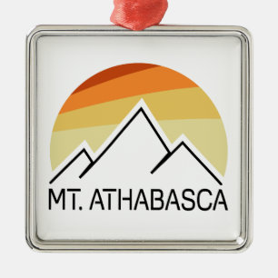 Ornamento De Metal Monte Athabasca Alberta Retro