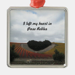 Ornamento De Metal Monte do coração em propriedades de Niner, no