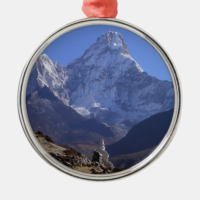 Ornamento De Metal Monte Everest 4 (Frente)