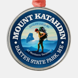Ornamento De Metal Monte Katahdin (C)