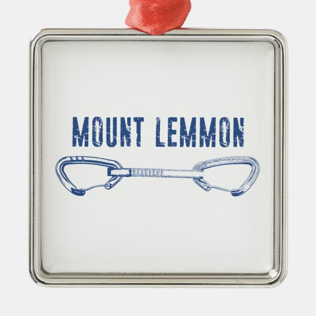 Ornamento De Metal Monte Lemmon Escalando QuickDrake (Frente)