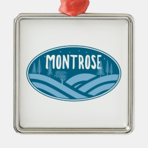 Ornamento De Metal Montrose Colorado ao ar