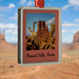 Ornamento De Metal Monument Valley Christmas Arch Framed Metal Orname