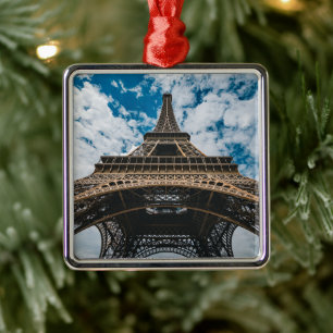 Ornamento De Metal Monumentos   Olhando para a Torre Eiffel