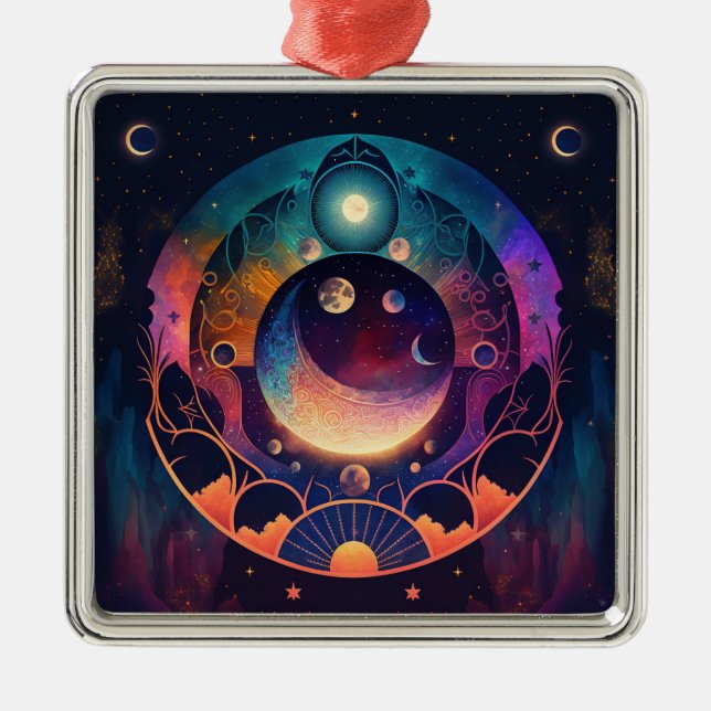 Ornamento De Metal Moon Soul Ornament (Frente)