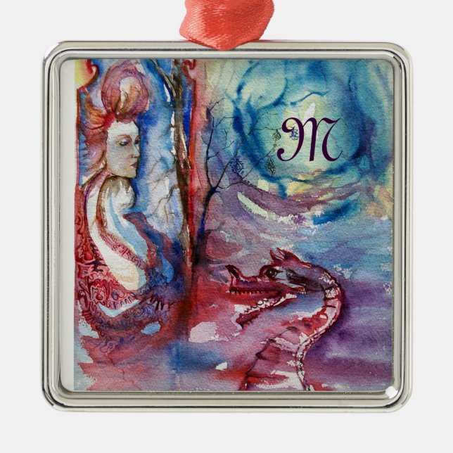 Ornamento De Metal MORGANA monogram (Frente)