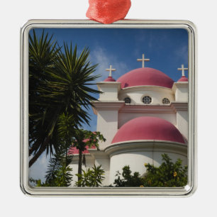 Ornamento De Metal Mosteiro Ortodoxo Grego