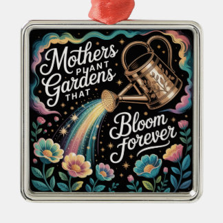 Ornamento De Metal Mothers Plant Gardens That Bloom Forever
