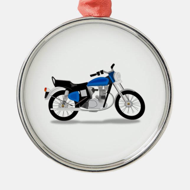Ornamento De Metal Motocicleta (Frente)