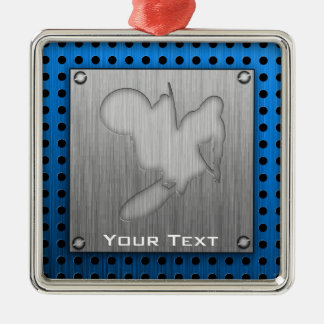 Ornamento De Metal Motocross; Metal-olhar escovado