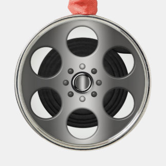 Ornamento De Metal Movie Reel