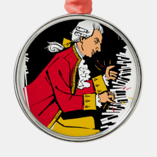 Ornamento De Metal Mozart