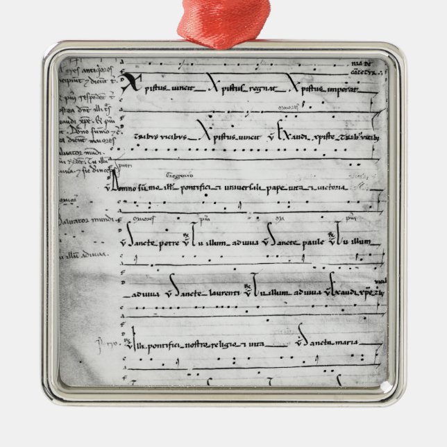 Ornamento De Metal Ms.Latin Christus Vincit (Frente)