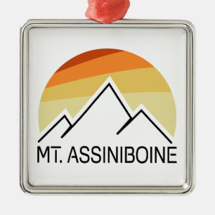 Ornamento De Metal Mt. Assiniboine Retro
