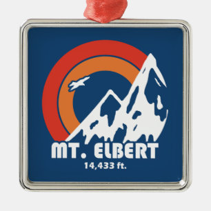 Ornamento De Metal Mt. Elbert Sun Eagle